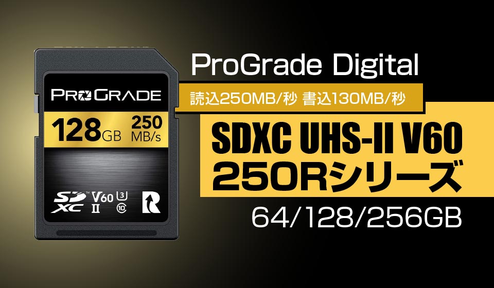 ProGrade Digital「SDXC UHS-II V60 250R」なら手が届く！【実測テスト】